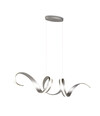 Suspension CISENNA LED Nickel Mat L160cm - 336119107
