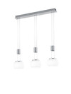 Suspension Trio Madison 342010307 - LED 3 x 8 W dimmable - nickel mat