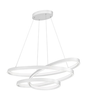 Suspension CIOLA LED Blanc Mat L115cm - 377210131