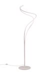 Lampadaire spiralé NALA finition Blanc mat Tactile