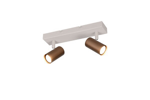 Barre 2 Spots Plafonnier TARYN - Café