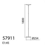 Lampadaire laiton patiné série KATI 