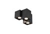 Plafonnier FERNANDO noir mat 3 cubes de Triolighting