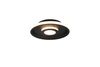 Plafonnier noir mat salle de bain LED ASCARI IP44  de TrioLighting