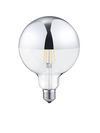 Ampoule globe 125mm calotte argentée 7W E27 TrioLighting