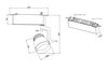 Spot RADIATOR noir pour rail DUOline de TrioLighting