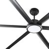Ventilateur de plafond Rotterdam 20 XL noir avec Led et  télécommande