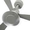 AMELIA CONE LED ventilateur plafond gris connecté WIZ et télécommande, 6 vitesses, pour pièces 17–28 m²