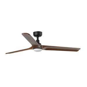 Ventilateur de Plafond HEYWOOD L – Faro – Bois Foncé, éclairage Led, Télécommande