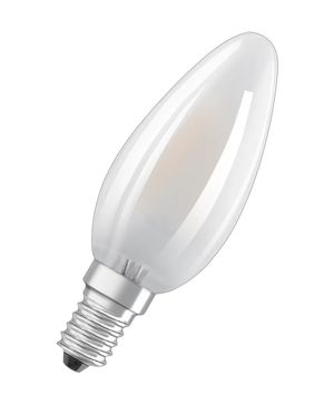 Flamme satinée filament LED 4.8W 827 E14 dimmable Osram