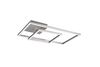 Plafonnier Led nickel mat carré et rectangle PADELLA TrioLighting