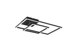 Plafonnier Led noir mat carré et rectangle PADELLA TrioLighting