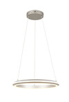 Suspension LED TRIO AMADOR 331010107 - Forme ronde, Nickel Mat, 34 W, CCT et hauteur réglable