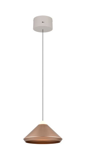 Suspension LAGUNA Grand Cône LED Café Ø30cm - 336219165