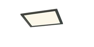 Plafonnier carré 300mm noir mat LED PHOENIX de TrioLighting