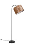 Lampadaire PARDINA Motif Léopard Noir Mat Flexible H207cm - R46741032