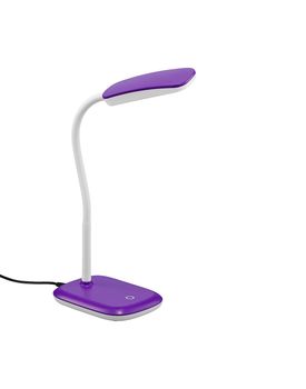Lampe de bureau BOA violette et blanche de TrioLighting