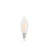 Ampoule flamme dépolie LED 4W E14 3000°K lumière chaude