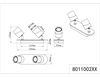  Réglette spot ARUNI blanc et bois 2 têtes de TrioLighting