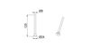 Chandelle de fixation noire 125mm série DUOline de TrioLighting