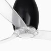 ETERFAN M – Ventilateur de plafond noir brillant connecté Wiz Smart