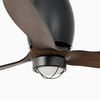 ETERFAN M – Ventilateur plafond noir mat avec LED 16W et pales en noir mat
