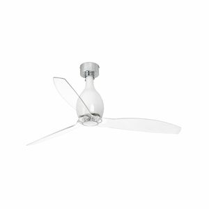 MINI ETERFAN – Ventilateur de plafond blanc brillant WiZ connecté avec moteur DC