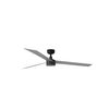 Ventilateur de plafond CRUISER XL noir/alu et  télécommande et Led