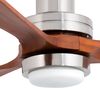 Ventilateur de plafond LANTAU en bois foncé-Eclairage, Design, silence et performance