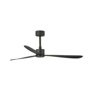 AMELIA ventilateur plafond design noir– moteur éco DC, télécommande, 6 vitesses, pour pièces 17–28 m²