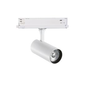 Spot FOX 15W IRC90 Dali pour rail triphasé finition Blanc mat 