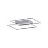 Plafonnier INIGO 2 rectangles variation SimplyDim finition Acier