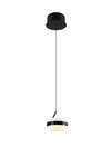 Suspension LED DIOS 8W Noir Mat, Hauteur Réglable & CCT