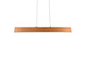 Suspension EDGEWOOD Barre LED Bois Naturel L115cm - 359710130