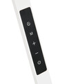 Lampe de Bureau Led 2-en-1 Blanche - SERVO Pince et Socle Inclus