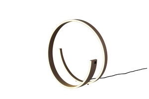 Lampe de Table CINARDI LED Brun Chocolat Ø45cm - 546110168