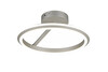 Plafonnier LED TRIO AMADOR 635510107 - Forme ronde, Nickel Mat, 34 W, CCT et hauteur réglable