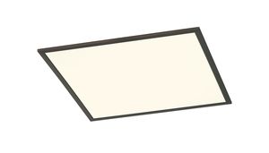 Plafonnier carré 620mm noir mat LED PHOENIX de TrioLighting