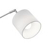 Lampadaire nickel mat/blanc 5 branches TOMMY de TrioLighting