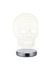 Lampe à poser déco Led effet 3D "SKULL"