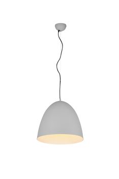 Lustre TILDA grand en métal gris de TrioLighting