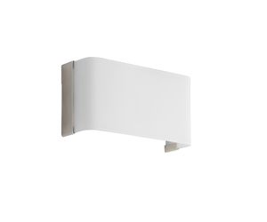 Applique Led chrome mat avec diffuseur satiné TOIS