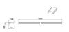 Couvercle pour rail série DUOline de TrioLighting