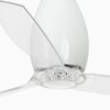 ETERFAN M – Ventilateur de plafond blanc brillant connecté Wiz Smart