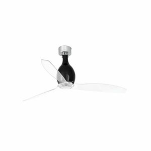 MINI ETERFAN – Ventilateur de Plafond noir brillant au Design Contemporain