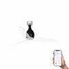MINI ETERFAN – Ventilateur de plafond noir brillant WiZ connecté avec moteur DC