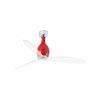 MINI ETERFAN – Ventilateur de Plafond rouge brillant au Design Contemporain