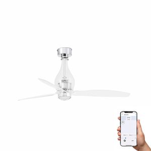 Ventilateur de plafond design MINI ETERFAN – Silencieux, LED 3000 K & Wiz Smart