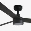 Ventilateur de plafond CRUISER XL noir avec télécommande et Led