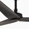 Ventilateur de plafond DC noir MILOS – Silencieux, 6 vitesses, fonction été/hiver connecté app WIZ
